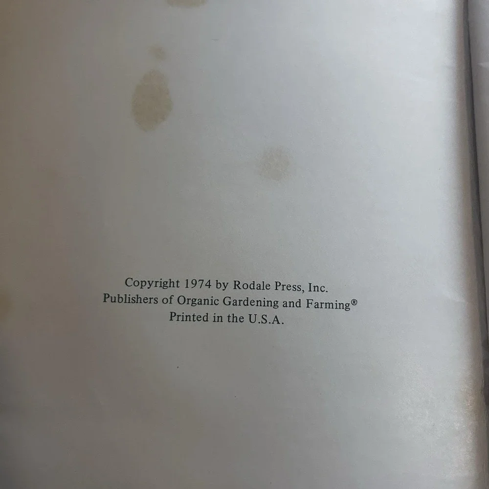 Country Gardeners Cookbook Emma Baily‎ Paperback Homesteading Vintage 1974